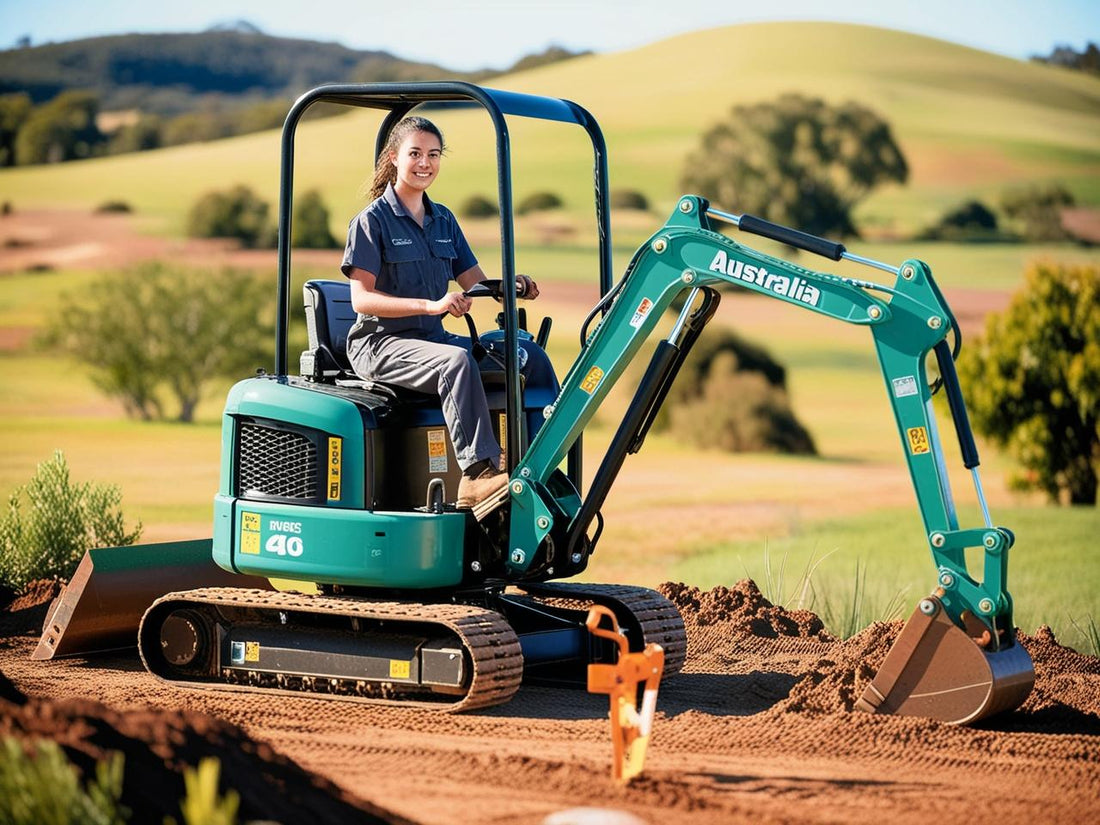 compact excavator featuring Excavator Hammers attachment for efficient earth moving and construction work