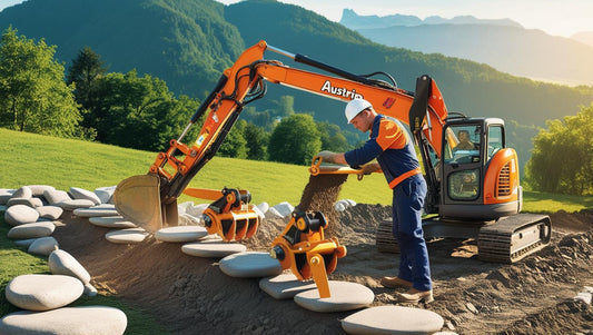 Excavator Rippers in action, demonstrating effective terrain shaping and earth moving capabilities