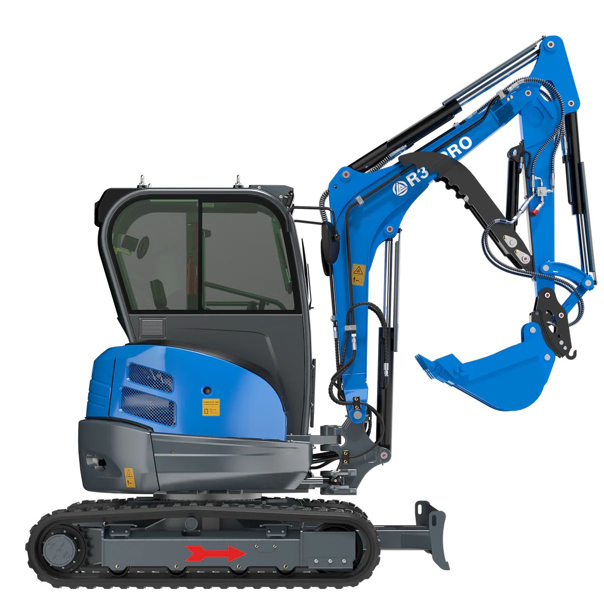 R32 Mini Excavator with Kubota Engine and Hydraulic Quick Hitch