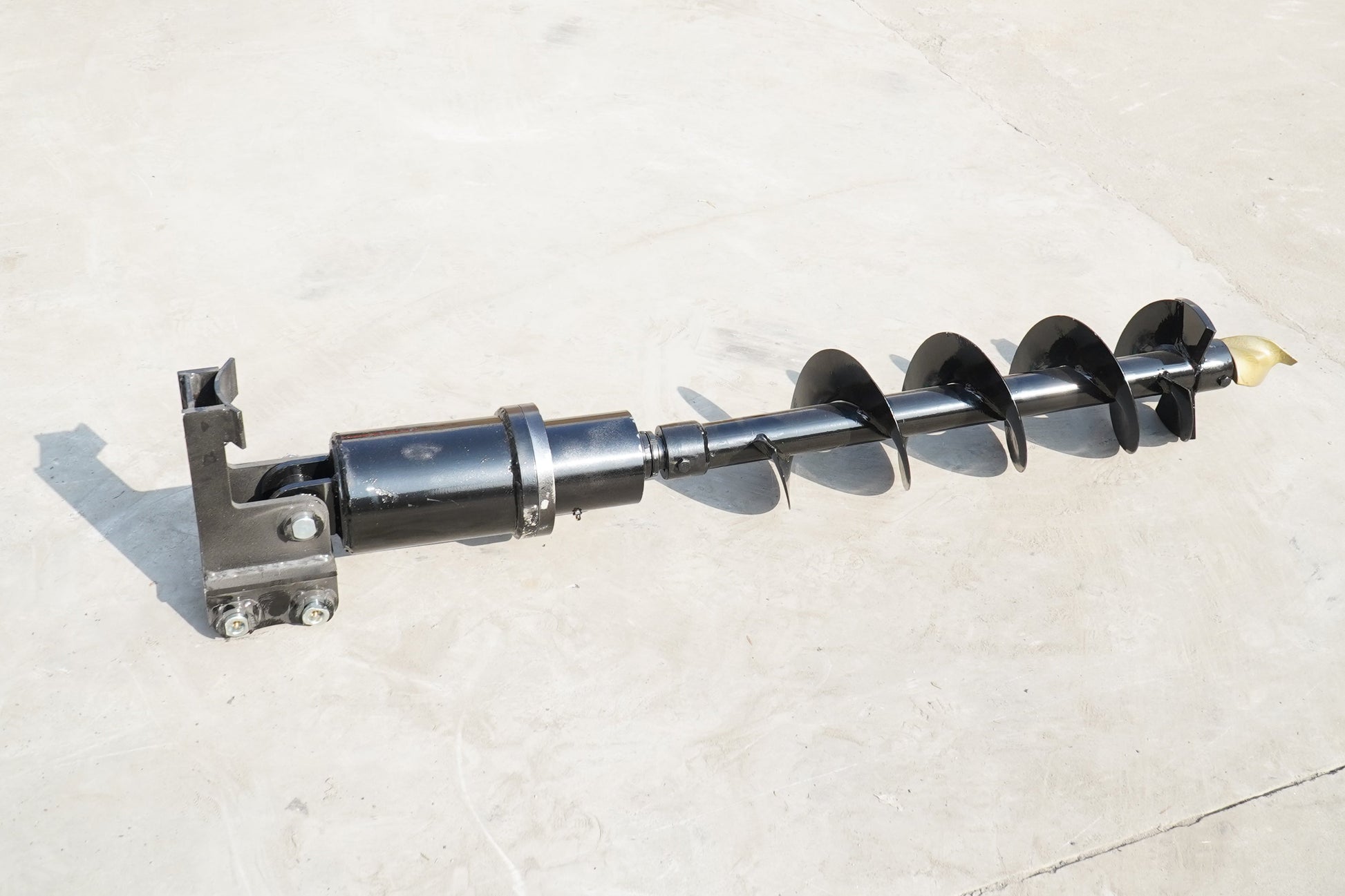 Labadi Engineering Excavator Auger Attachment with Spiral Drill Bit for Efficient Digging