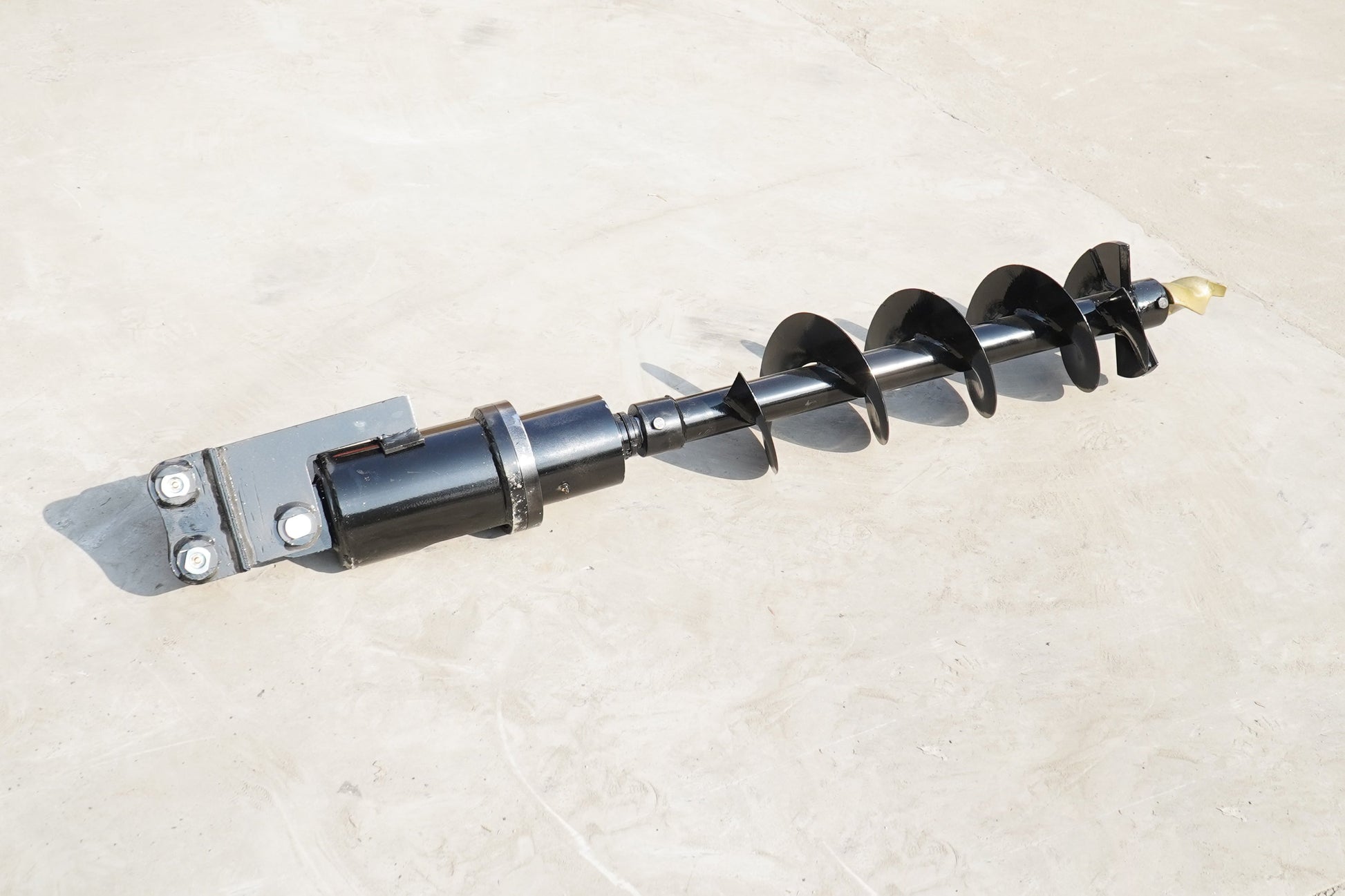 Labadi Engineering Auger Attachment for Excavators with Heavy-Duty Construction for Drilling