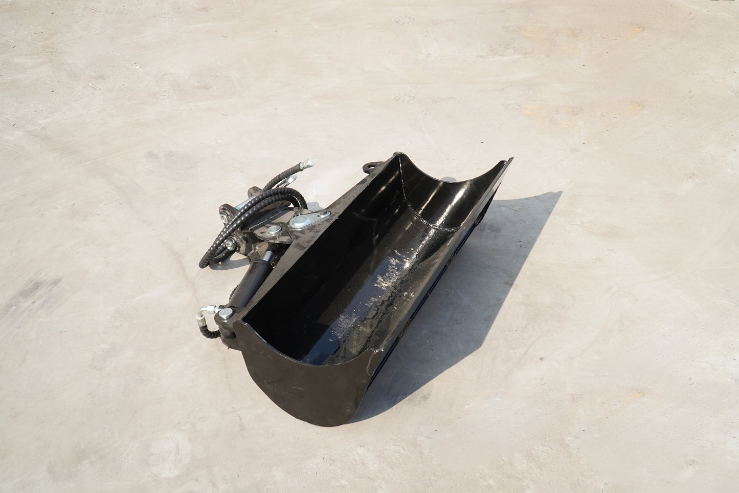 Rippa Australia black Excavator Tilt Bucket attachment for earthmoving and digging tasks