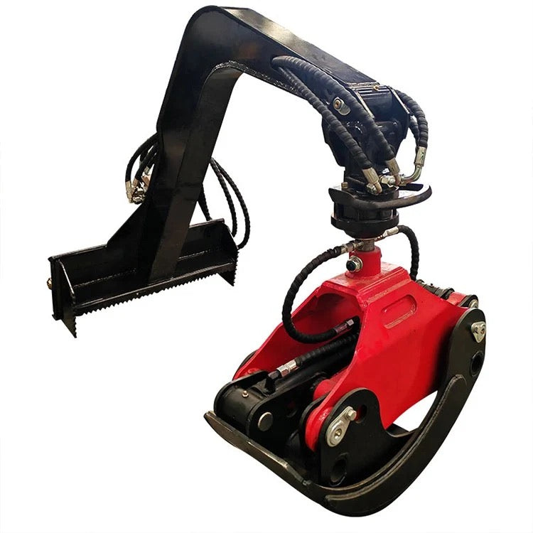 Rippa Australia Excavator Grapple Log Attachment with Hydraulic Functionality