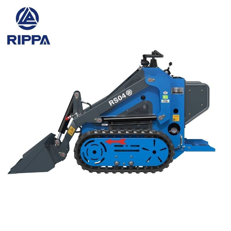 Labadi Engineering Skid Steer RS04 Compact Excavator with Rubber Tracks for Efficient Digging