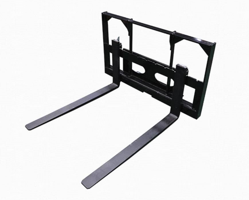 Labadi Engineering Excavator Attachment with side shift forks for enhanced material handling
