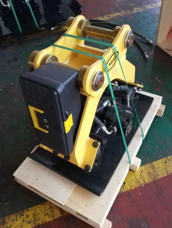 Labadi Engineering Hydraulic Compactor Attachment for Excavators, designed for efficient soil compaction