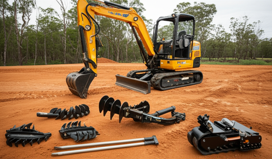 Mastering Australian Dig Sites: Mini Excavators & Essential Attachments
