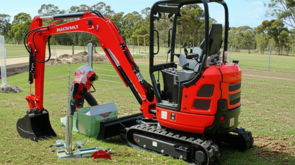 Optimising Australian Projects: Mini Excavators, Attachments & Fencing