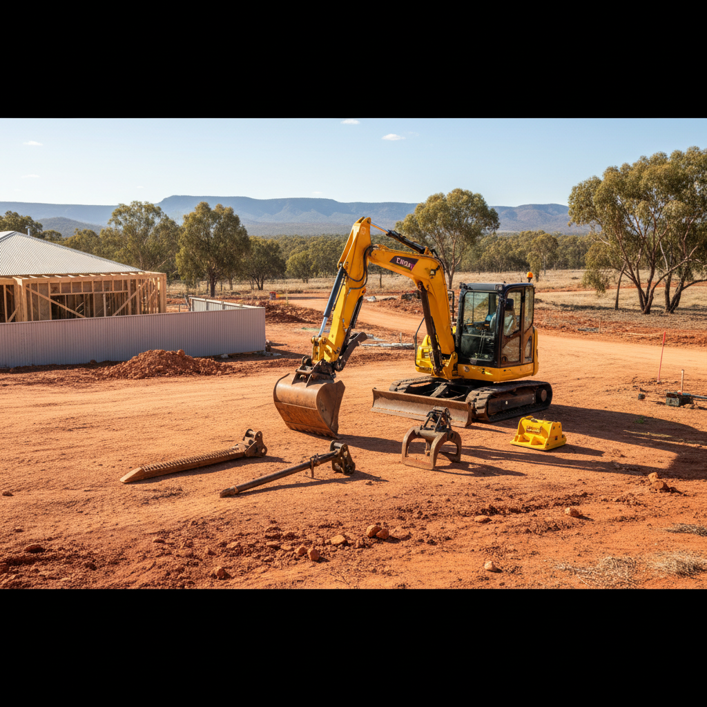 Selecting optimal mini excavator attachments for diverse Australian construction needs