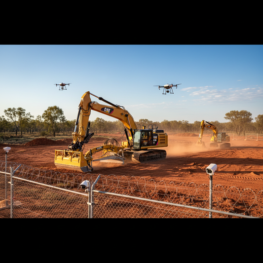 Enhancing Australian Earthmoving Efficiency with Modern Excavator Technology and Site Security