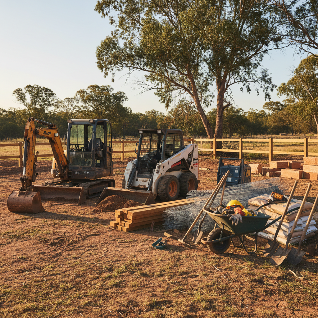 Essential Equipment and Supplies for Australian Construction and Landscaping Projects