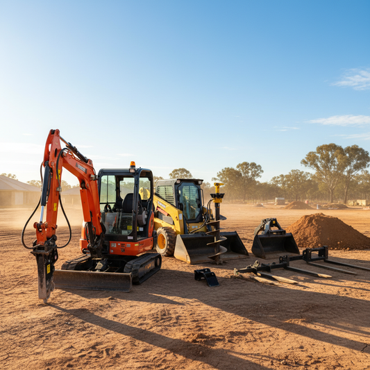 Equipping Australian Earthmoving Projects with Essential Mini Excavator and Skid Steer Attachments