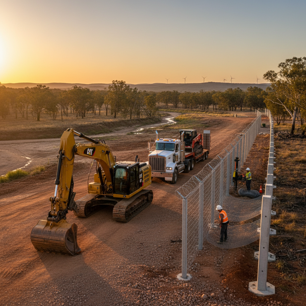 Essential Australian heavy equipment and fencing solutions for diverse project needs