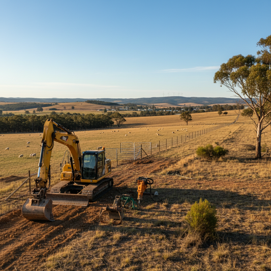 Boosting productivity in Australia with versatile excavators and durable fencing