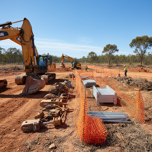 Maximising Australian Site Efficiency with Essential Excavator Gear and Fencing Solutions