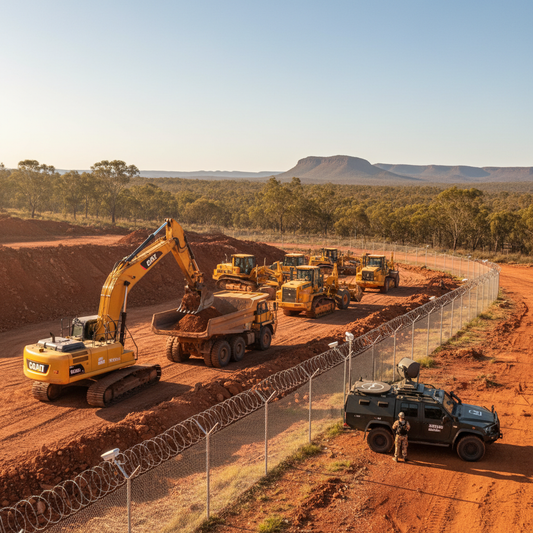 Selecting superior machinery and supplies for Australian earthmoving and security needs