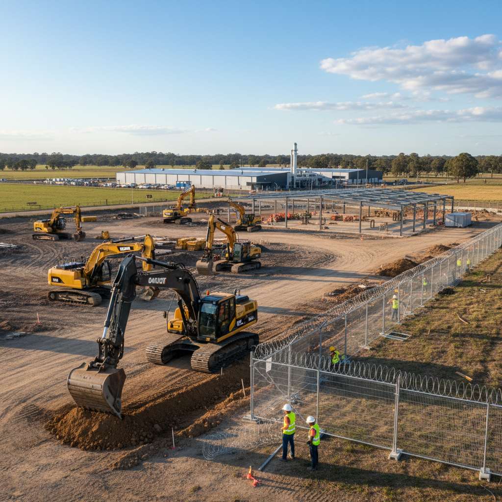 Australian businesses boost productivity with versatile excavators and robust fencing solutions