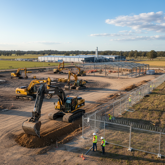 Australian businesses boost productivity with versatile excavators and robust fencing solutions
