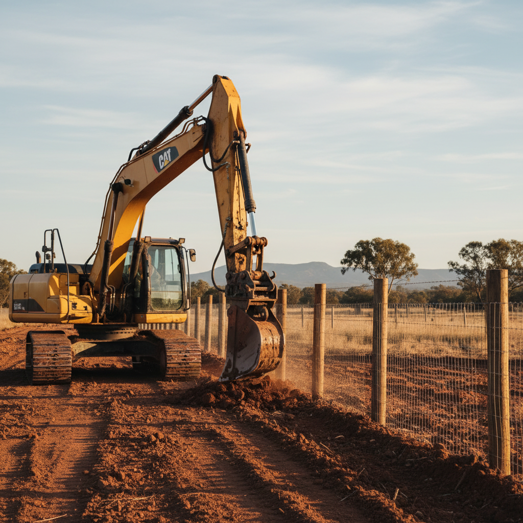 Maximising Australian project efficiency with durable excavators, rippers, and fencing