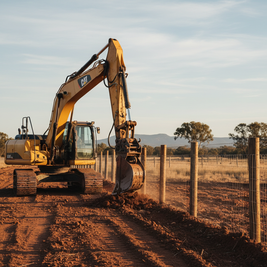 Maximising Australian project efficiency with durable excavators, rippers, and fencing