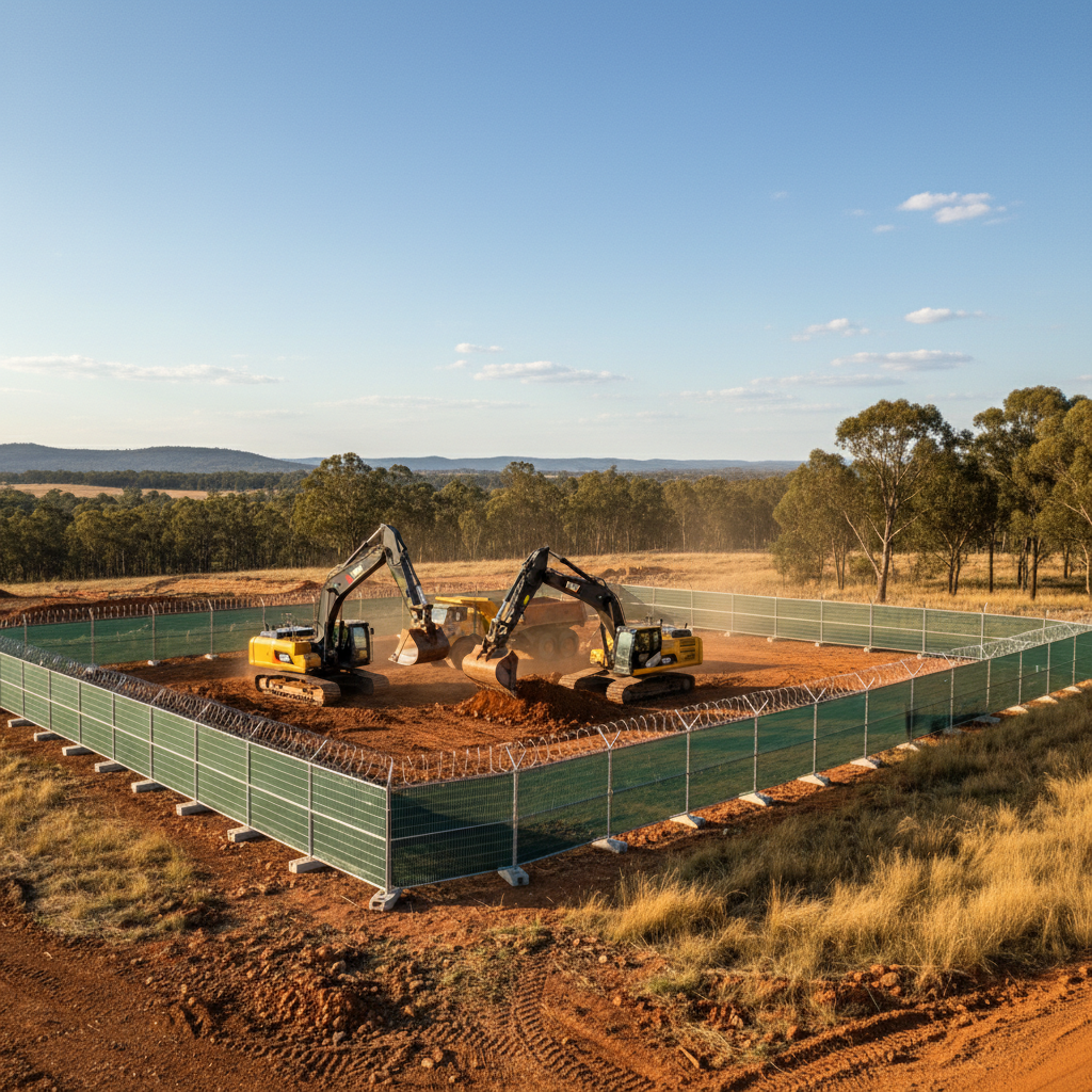 Enhancing Australian Project Capability with Robust Excavators and Secure Fencing