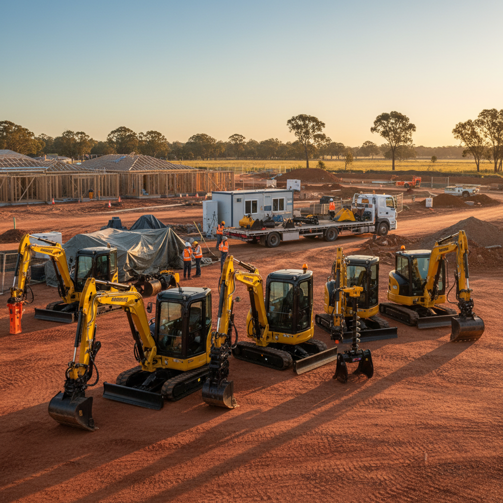 Equipping Australian job sites with high-performance mini excavators and essential attachments