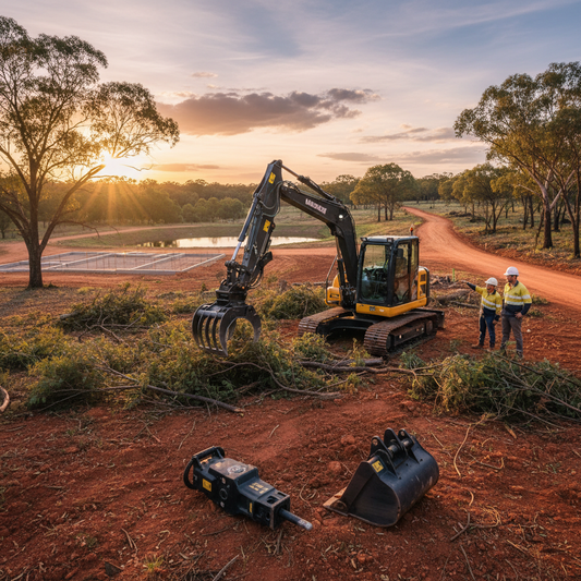 Discovering the impact of mini excavators and versatile attachments for Australian projects