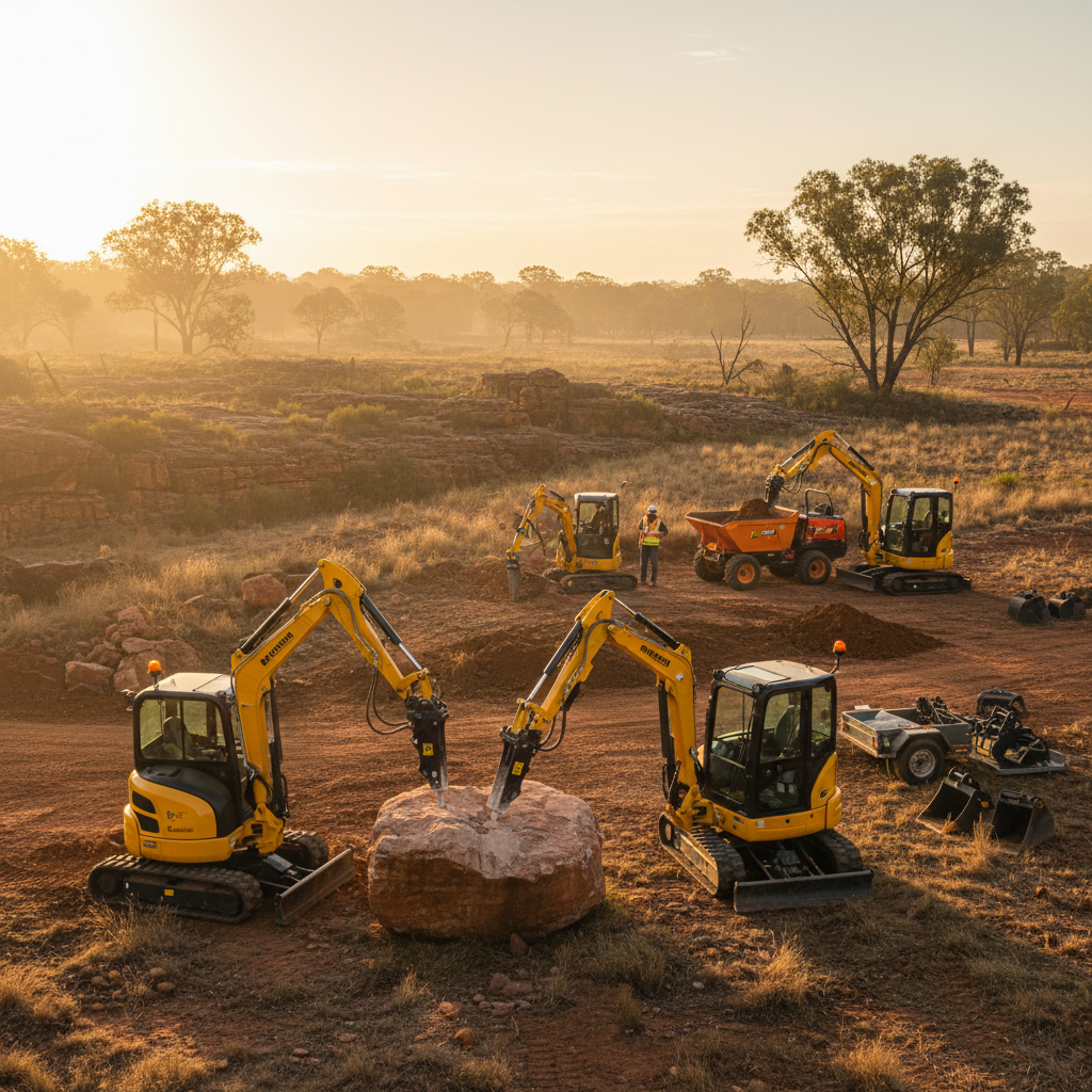 Enhancing Australian excavation productivity with essential mini excavators and attachments