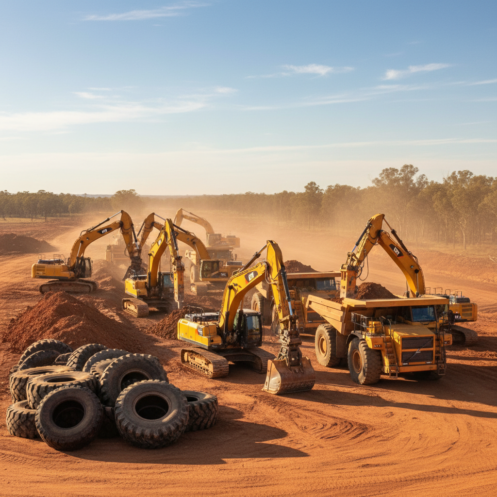 Powering Australian Projects with Top-Tier Excavators, Attachments, and Tyres