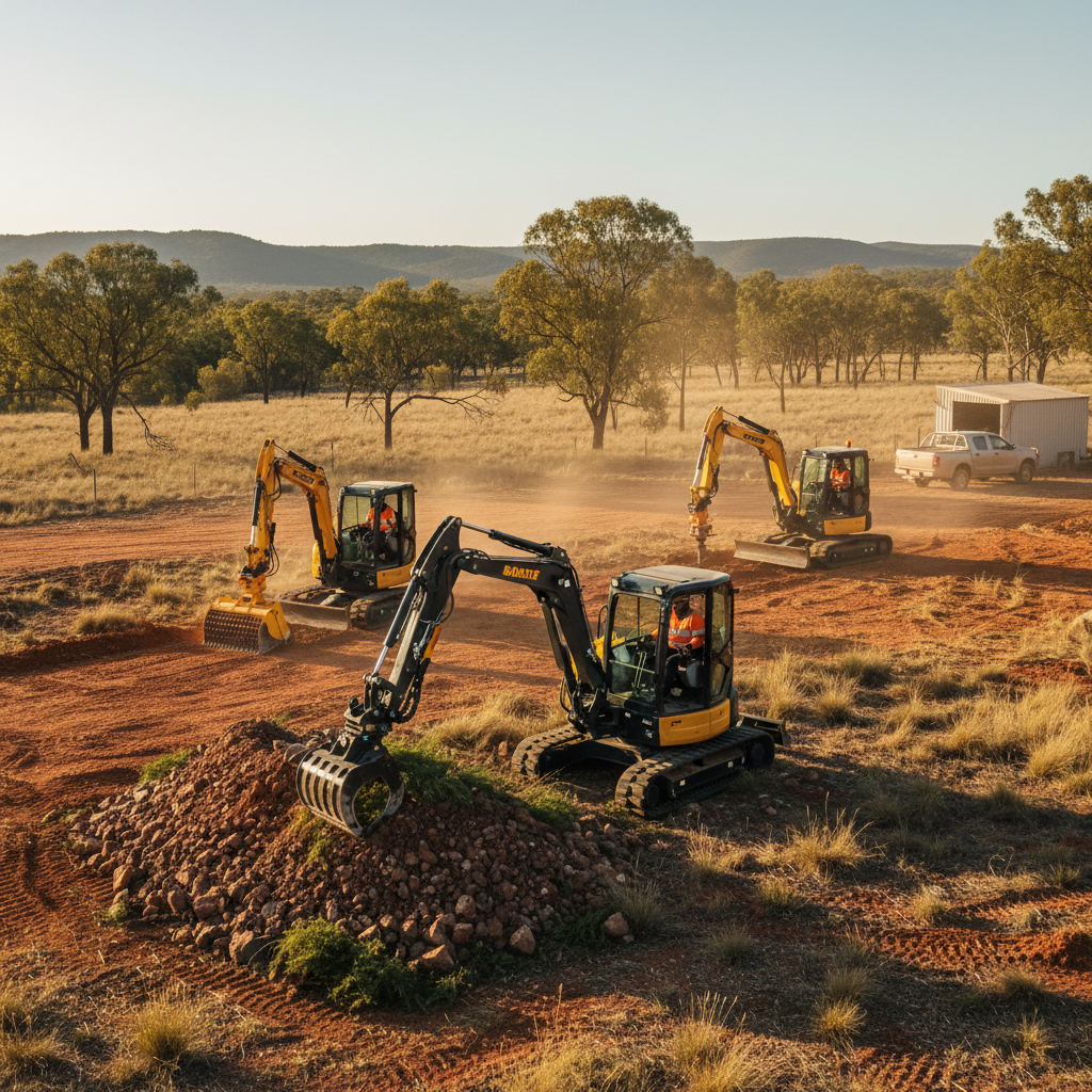 Maximising Earthmoving Productivity with Mini Excavators and Versatile Attachments Across Australia