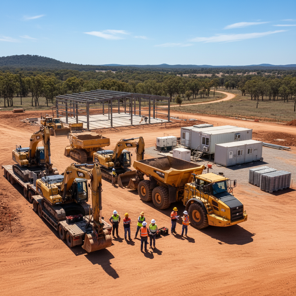 Equipping Australian projects for peak efficiency with essential machinery and site solutions