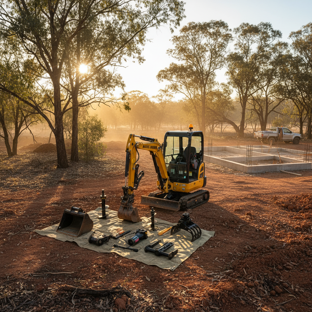 Essential Attachments for Australian Mini Excavators Elevating Jobsite Efficiency