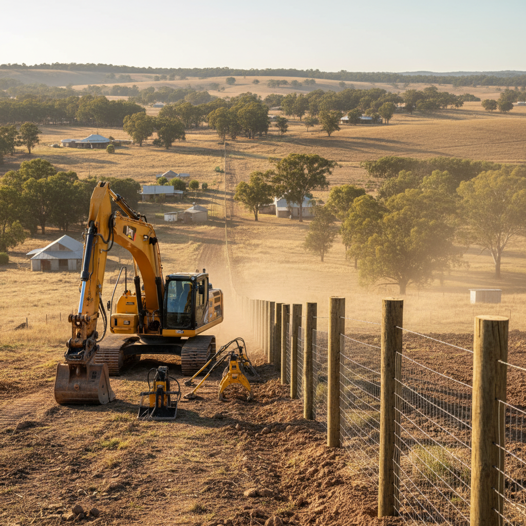 Boosting Productivity with Essential Excavator Tools and Robust Fencing Across Australia