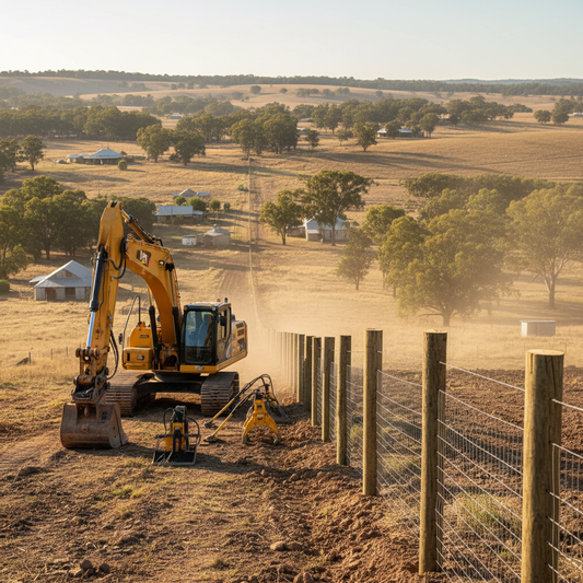 Boosting Productivity with Essential Excavator Tools and Robust Fencing Across Australia