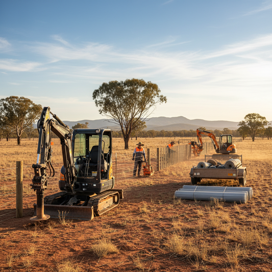 Achieving Australian Project Longevity: Mini Excavators, Attachments & Fencing Explained