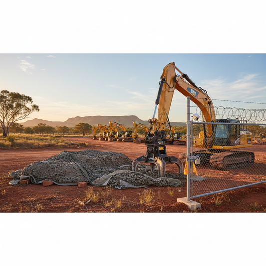 Smart Investment: Australian Excavators, Attachments & Site Security