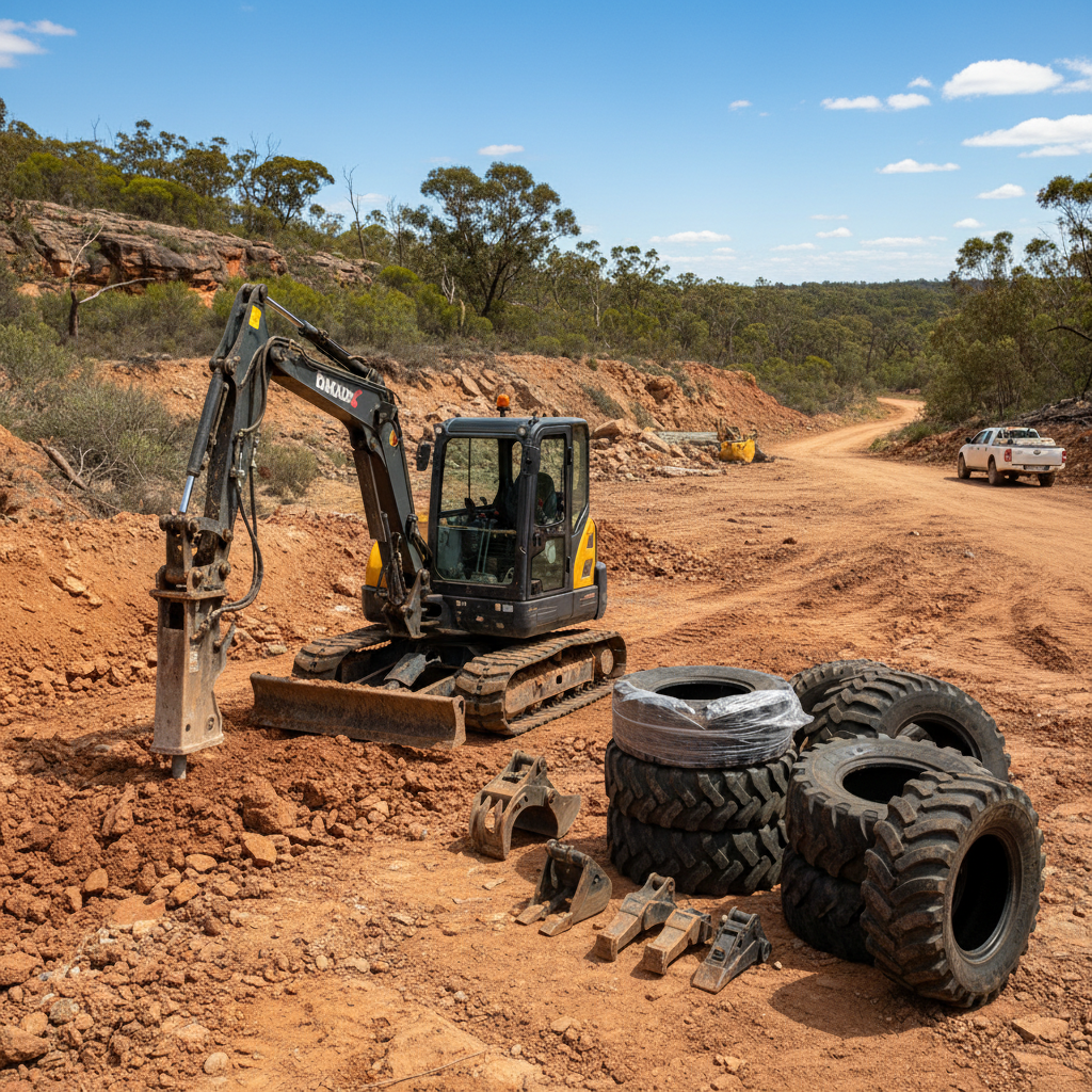 Conquering Australian Site Demands: Optimal Mini Excavators, Tyres & Attachments