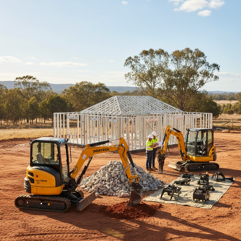Enhancing Australian Project Efficiency with Versatile Mini Excavators and Attachments