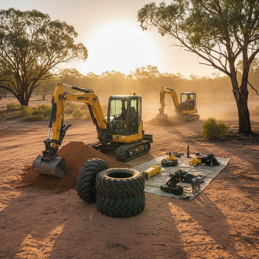 Optimising Australian Sites: Mini Excavators, Tyres & Attachments for Key Buyers