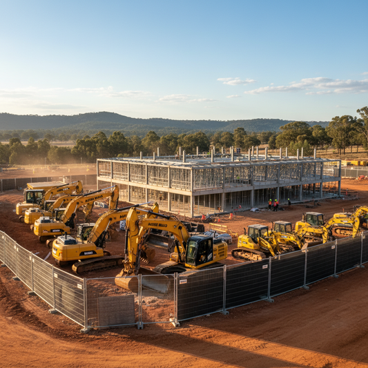 Boosting Australian construction efficiency with quality machinery and secure fencing