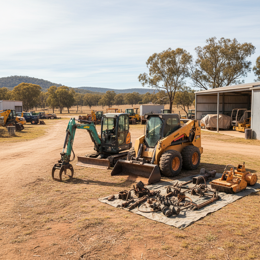 Pre-Purchase & Hire Insights: Mini Excavators, Skid Steer Tyres & Attachments in Australia
