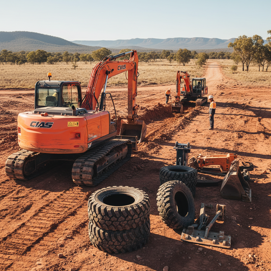 Optimising Australian Project Returns: Durable Mini Excavators, Tyres & Attachments