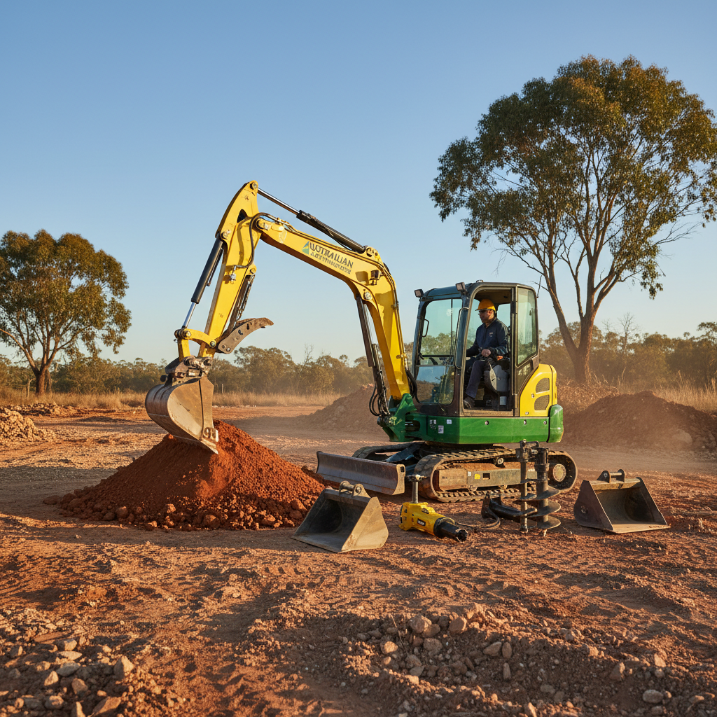 Achieving Peak Performance with Australian Mini Excavators and Essential Attachments