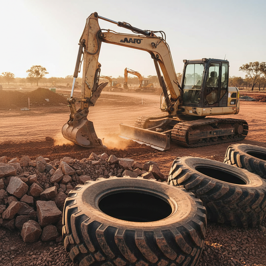 Maximising Australian Site Performance: Mini Excavator Systems, Tyre Durability &