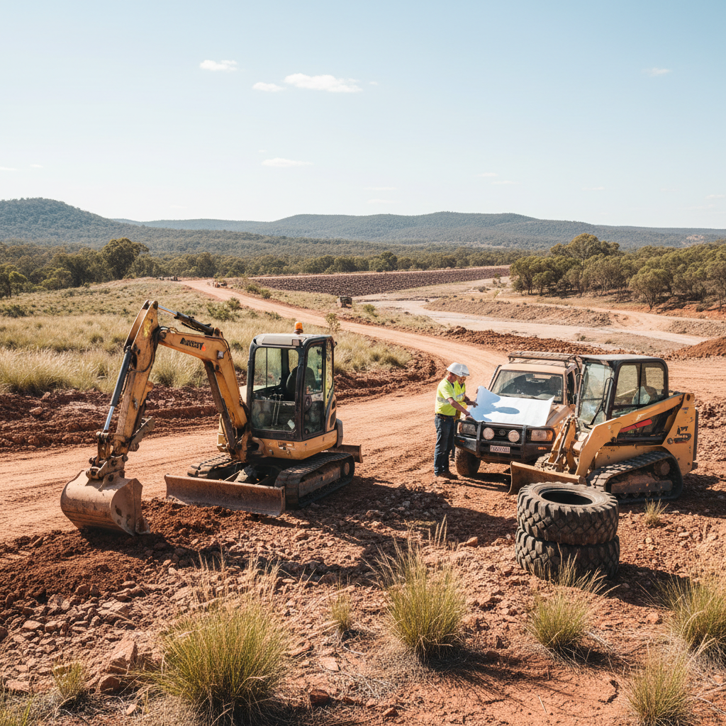 Solving Australian Project Roadblocks: The Right Mini Excavator & Tyre Strategy