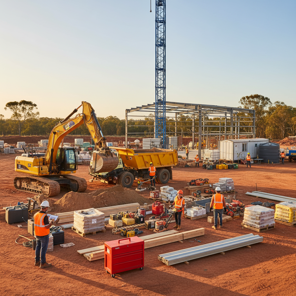 Essential Equipment and Supplies for Productive Australian Construction Sites