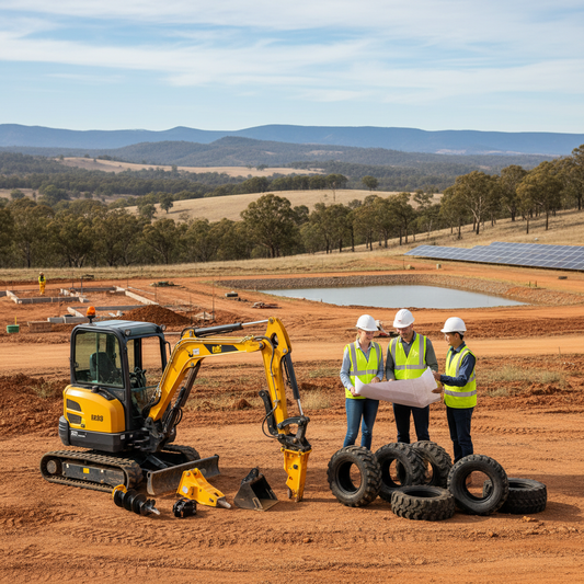 Powering Australian Projects: Tailored Mini Excavators, Tyres & Attachments for Every User