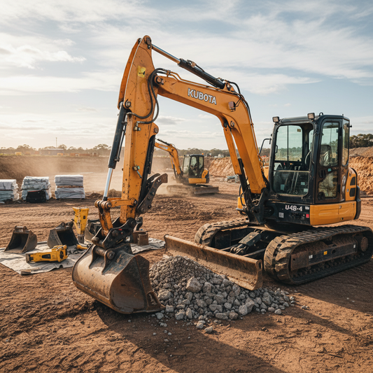 Combatting Australian Site Downtime: Optimising Mini Excavators, Tyres & Attachments