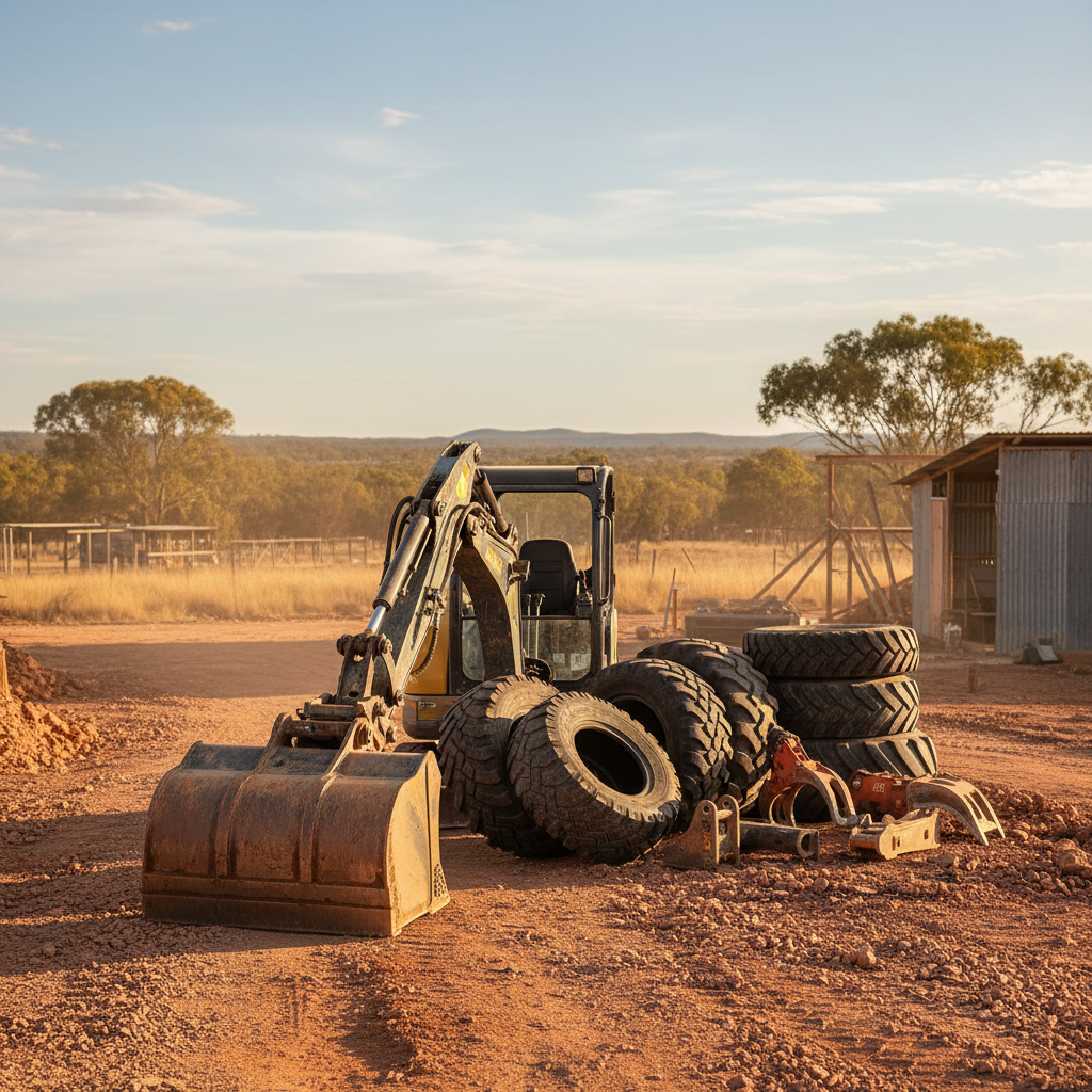 Australian Project Profitability: Durable Mini Excavator, Tyre & Attachment Investments