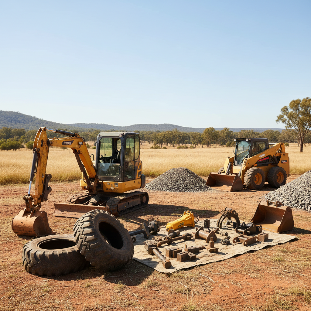 Australian Equipment Planning: Mini Excavators, Skid Steer Tyres & Attachments